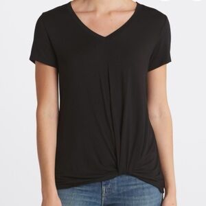 StitchFix Nine Britton Classic Black V-Neck Women's Top, Size XXL
